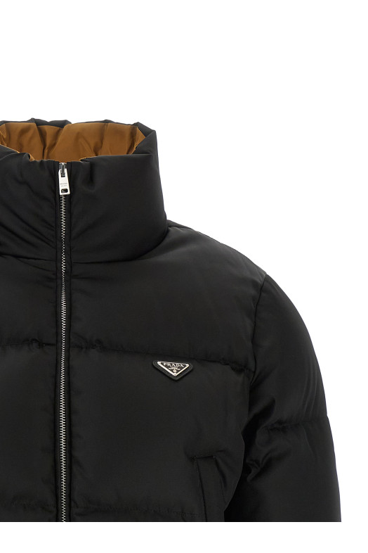 'Re-Nylon' down jacket Black