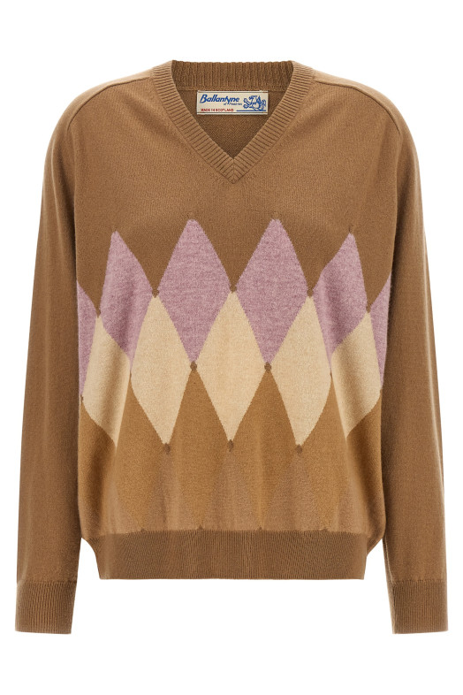 'Diamond' sweater Brown