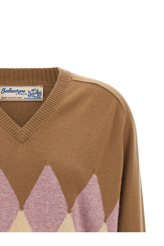 'Diamond' sweater Brown