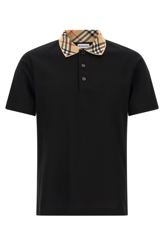 'Evan' polo shirt Black