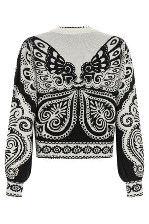 'Arabesque' cardigan Black-grey