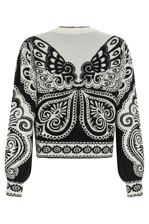 'Arabesque' cardigan Black-grey