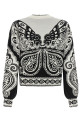 'Arabesque' cardigan Black-grey