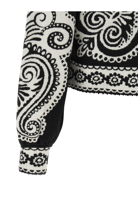 'Arabesque' cardigan Black-grey