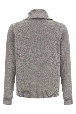 Virgin wool cardigan Gray
