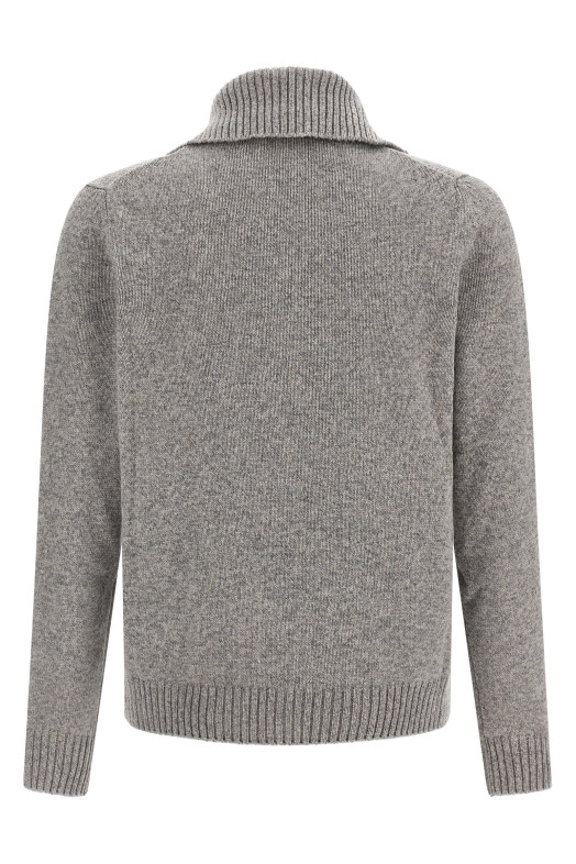 Virgin wool cardigan Gray