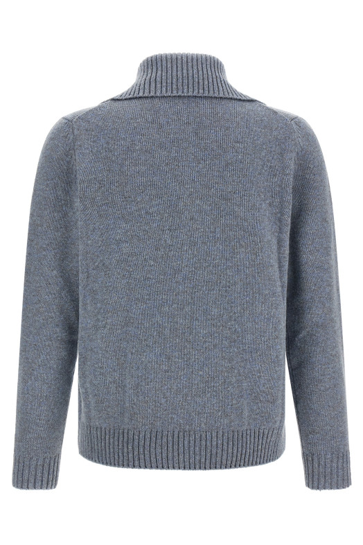 Virgin wool cardigan Blue