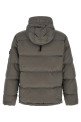 Crumpled effect down jacket Gray