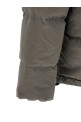 Crumpled effect down jacket Gray