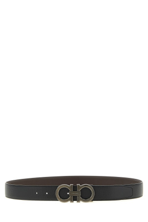'Doppio Gancini' reversible belt Multicolor