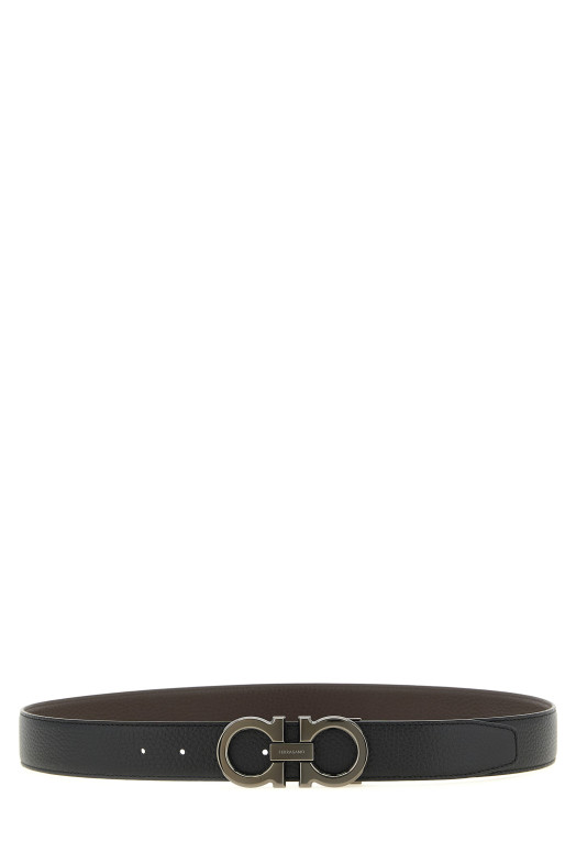 'Doppio Gancini' reversible belt Multicolor