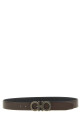 'Doppio Gancini' reversible belt Multicolor