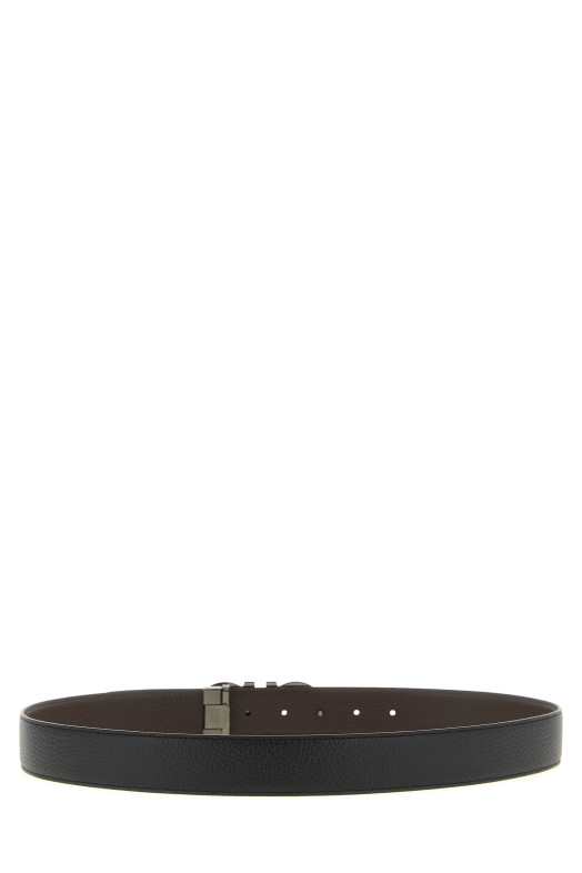 'Doppio Gancini' reversible belt Multicolor