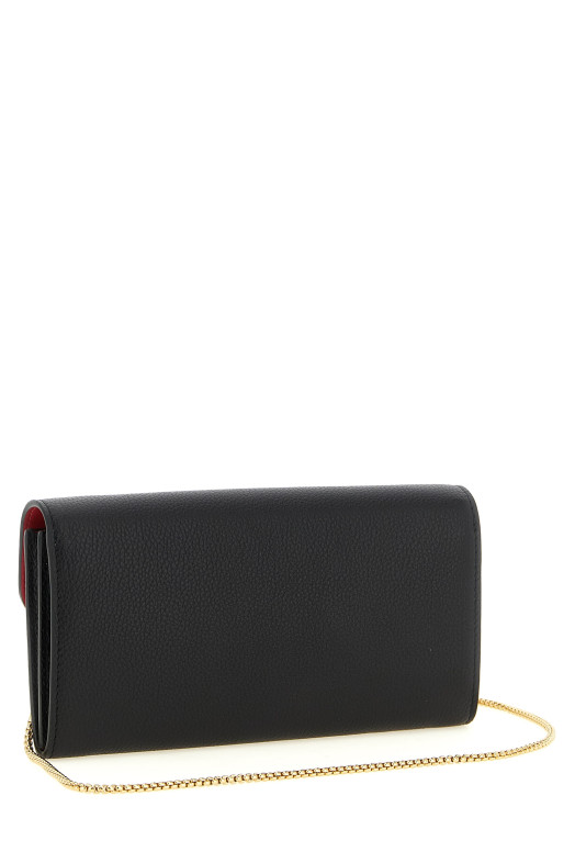 'Gancini' wallet on chain Black