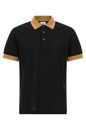 'Evan' polo shirt Black