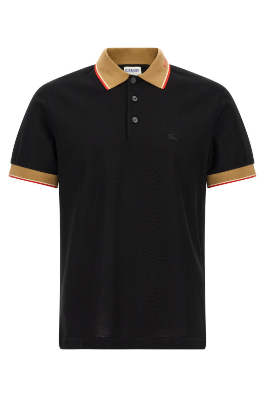 'Evan' polo shirt Black
