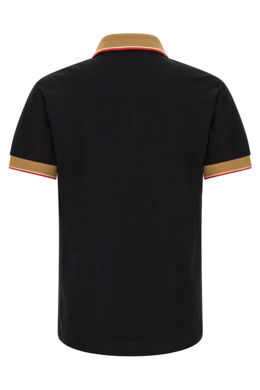 'Evan' polo shirt Black