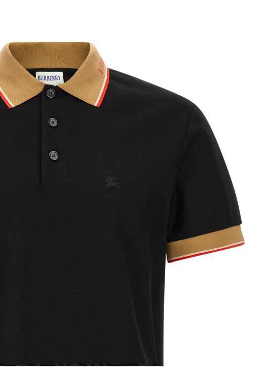 'Evan' polo shirt Black