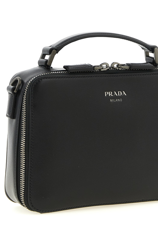 Сумка через плечо «Prada Brique», черная 2VH069VNLO2ZQ6F0002