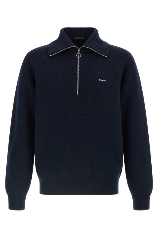 Half-zip sweater Blue