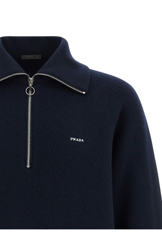 Half-zip sweater Blue