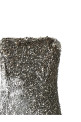 Metallic tulle dress Silver