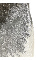 Metallic tulle dress Silver