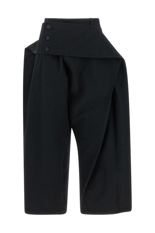 'Grainy' pants Black