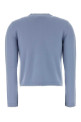 Powder blue stretch wool blend Kendra cardigan TORY BURCH (182317)