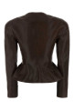 Brown leather jacket Brown MAGDA BUTRYM (194926)