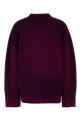 Tyrian purple wool blend oversize sweater THE ATTICO (251WCK00126KWS008SP)