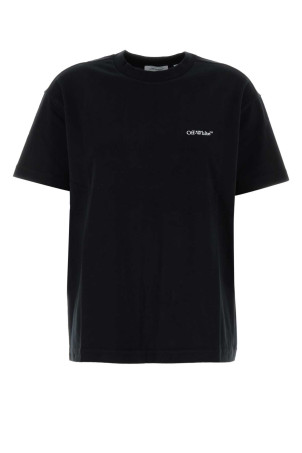 Black cotton t-shirt OFF WHITE (2FA00644T)
