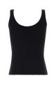 Black stretch cotton tank top OFF WHITE (2FA00672T)