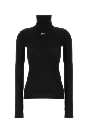 Black jersey t-shirt OFF WHITE (2FB00682T)