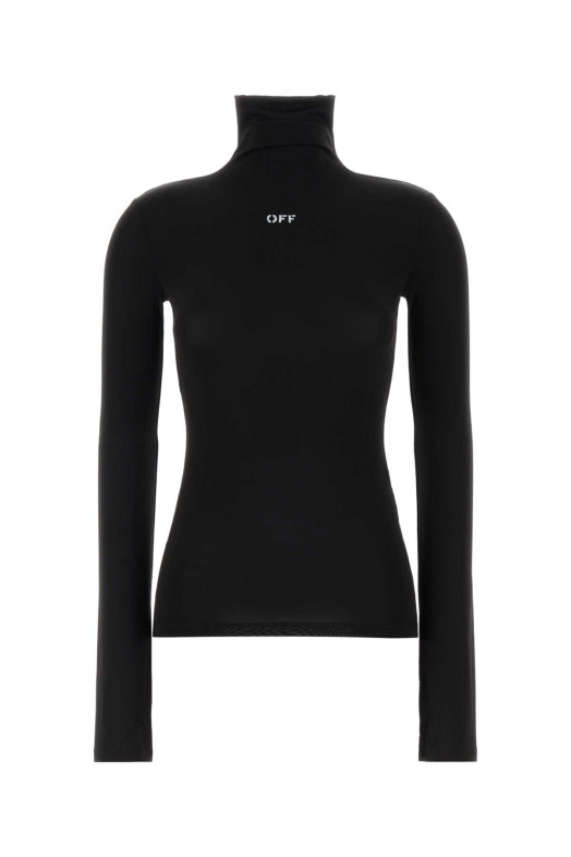 Black jersey t-shirt OFF WHITE (2FB00682T)