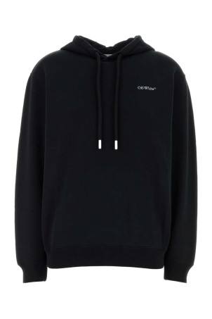 Black cotton sweatshirt OFF WHITE (2FE00509T)