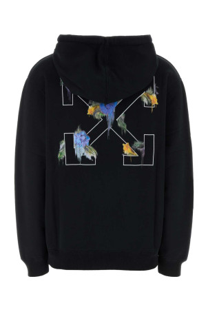 Black cotton sweatshirt OFF WHITE (2FE00509T)