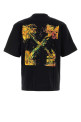 Black cotton t-shirt Black OFF WHITE (44MAA120F26J00D001)