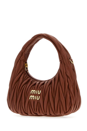 Copper nappa leather Wander handbag MIU MIU (5BC125VOOYAN88)