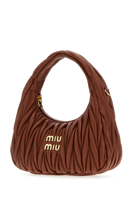 Copper nappa leather Wander handbag MIU MIU (5BC125VOOYAN88)