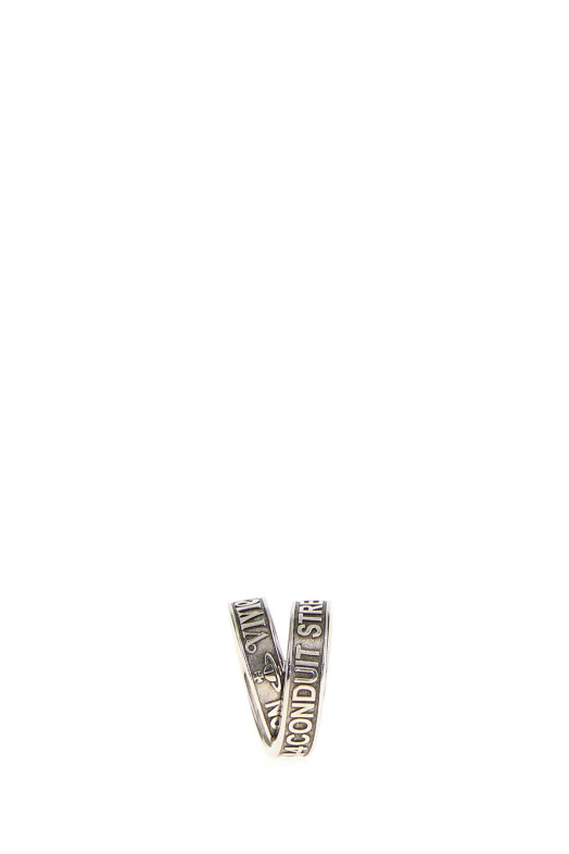 Silver metal Amos ring VIVIENNE WESTWOOD (6402001T01P017)