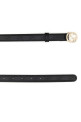Black leather belt Black GUCCI (813005AAD5L)