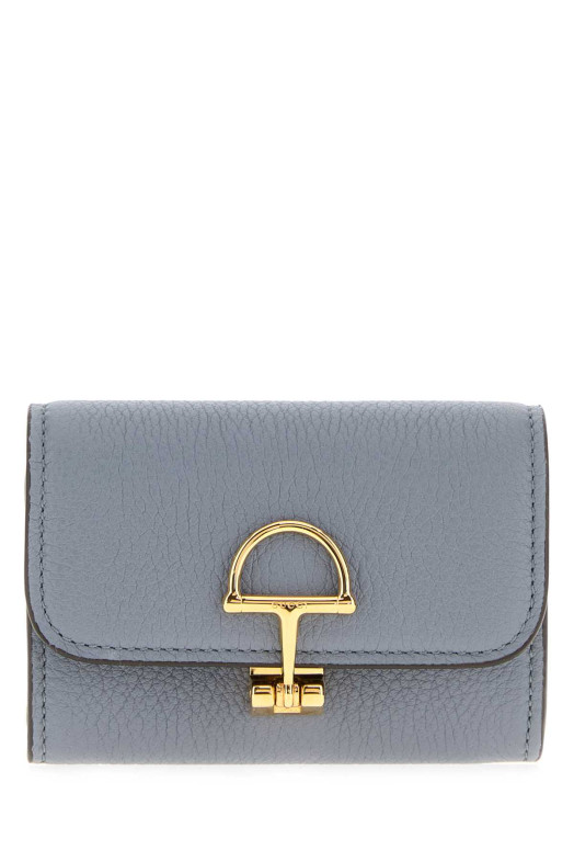 Cerulean blue leather coin purse GUCCI (828148AAEAO)