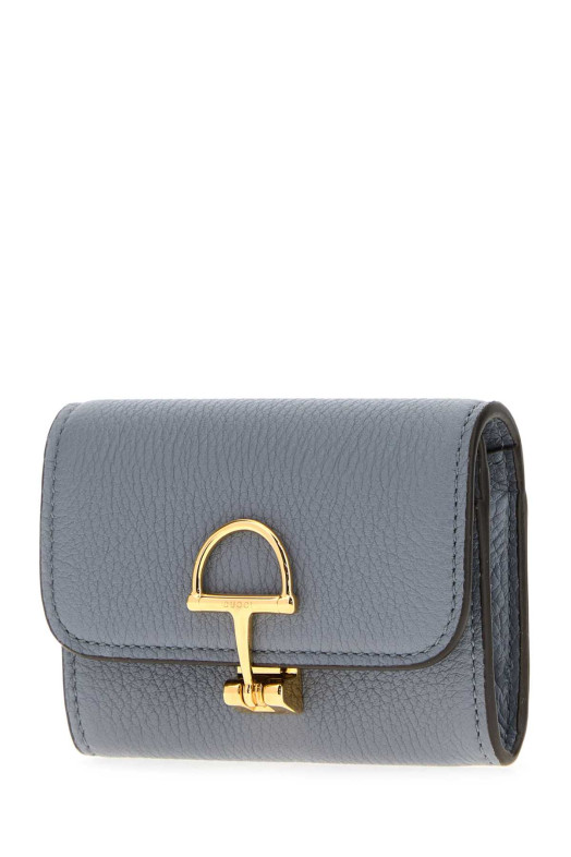 Cerulean blue leather coin purse GUCCI (828148AAEAO)
