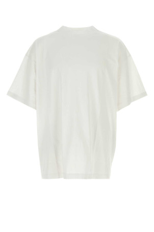 White cotton blend oversize t-shirt GUCCI (A000F5XJH3P)