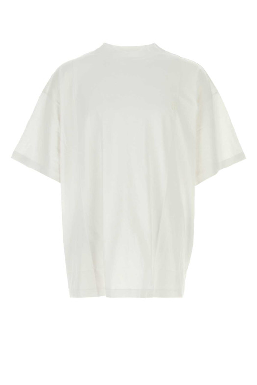 White cotton blend oversize t-shirt GUCCI (A000F5XJH3P)