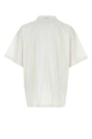 White cotton blend oversize t-shirt GUCCI (A000F5XJH3P)