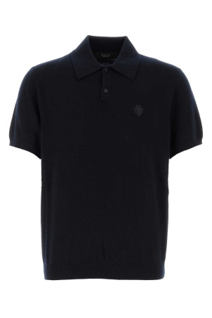 Midnight blue cashmere polo shirt GUCCI (A003XIXKFRL)