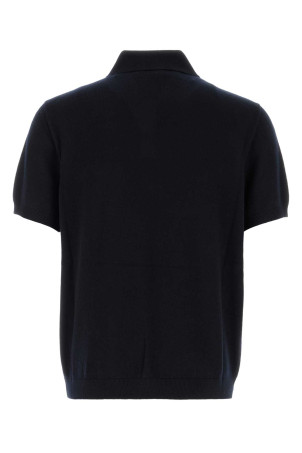 Midnight blue cashmere polo shirt GUCCI (A003XIXKFRL)