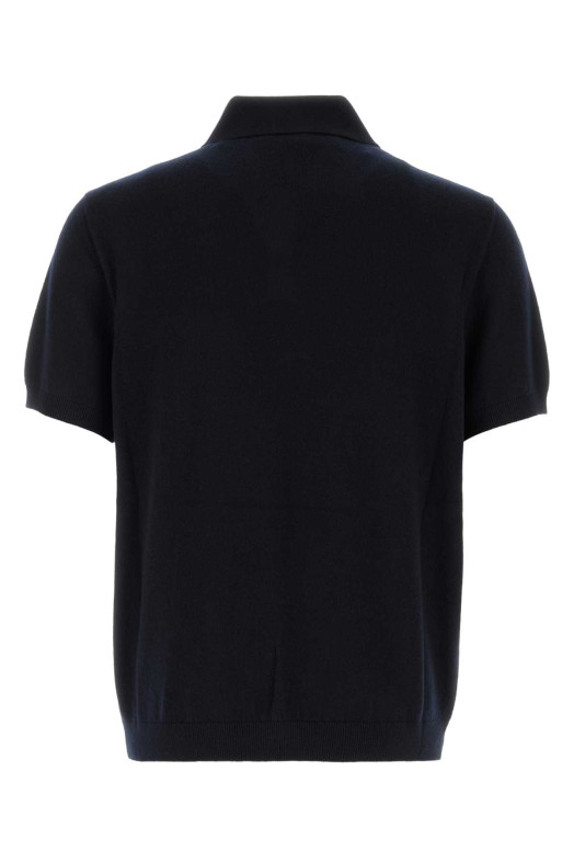 Midnight blue cashmere polo shirt GUCCI (A003XIXKFRL)